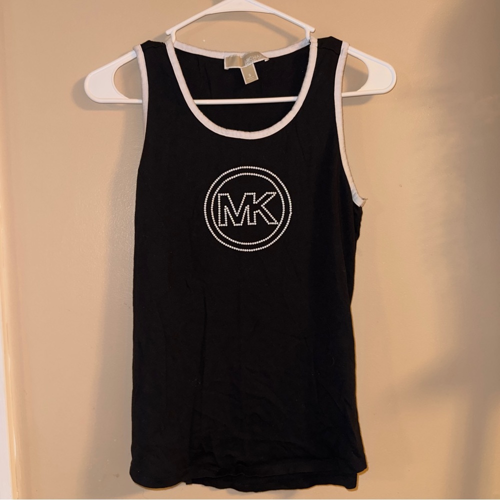 Black Tank Top with Logo